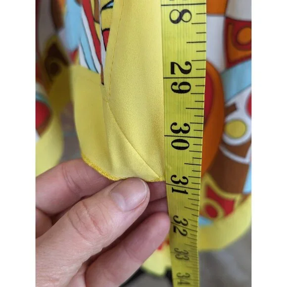 💜Colorful Geometric Print Dress by Satrustegui for Rebellion Dogs - Picture 9 of 13